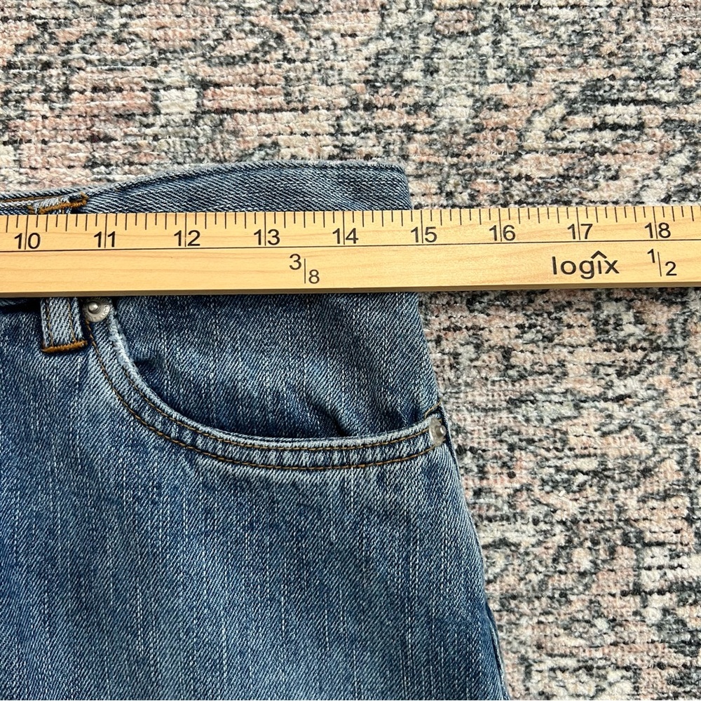Vintage Old Navy Jean Skirt Front Slit Women’s Size 4  Denim 100% Cotton - Picture 6 of 10